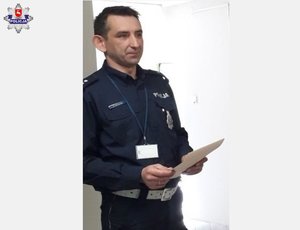 policjant Paweł Gruszka