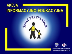 plakat akcji ogólnopolski policyjny dzień odblasków