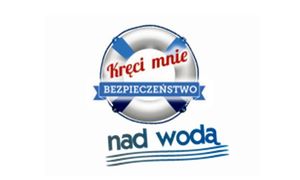 logo akcji kręci mnie bezpieczeństwo nad wodą