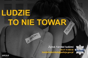 Ludzie to nie towar plakat