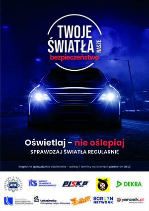 plakat twoje światła nasze bezpieczeństwo