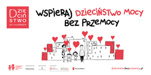 plakat akcji Dzieciństwo bez Przemocy