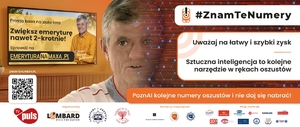 Plakat kampanii Znam te numery z informacjami które znajdują się w treści artykułu