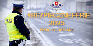 policjant przy drodze