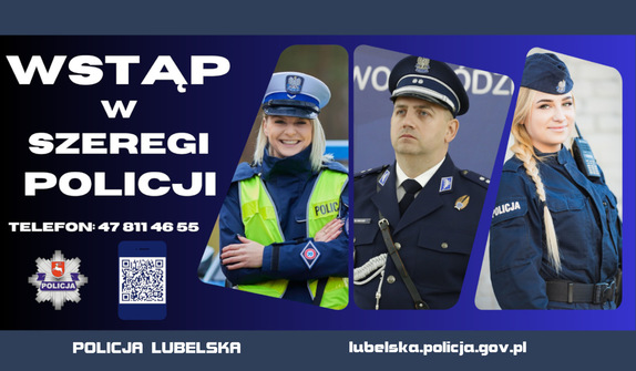 plakat wstąp w szeregi policji