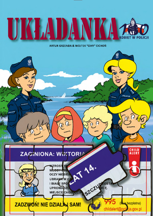 okładka komiksu układanka