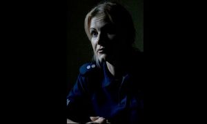 policjantka w stopniu podkomisarza