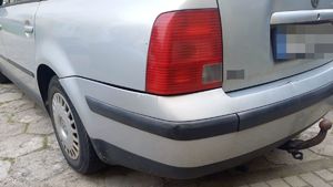 fragment szarego Volkswagena