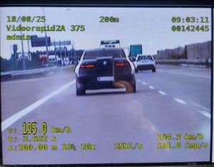 zatrzymany samochód BMW