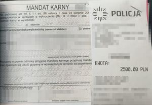 zatrzymany samochód BMW