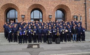 Zdjęcie zbiorowe policjantów