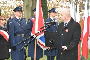 Przemawiający Wiceprezydent Puław