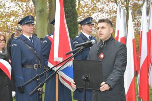 Przemawiający Przewodniczący Miasta Puławy