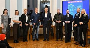 przedstawiciele gmin ze starostą