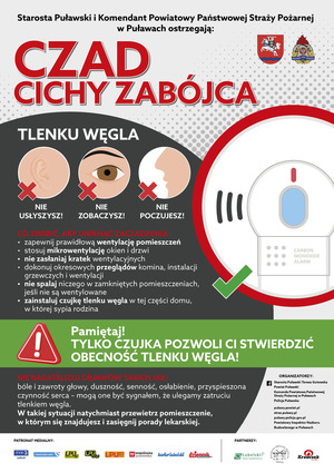 plakat akcji czad cichy zabójca
