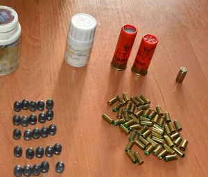amunicja na stole