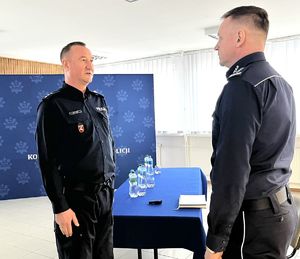 złożenie meldunku Zastępcy Komendanta Wojewódzkiego Policji w Lublinie
