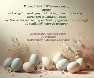 Życzenia z okazji Świąt Wielkanocnych