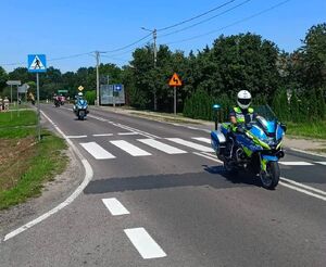 policyjni motocykliści