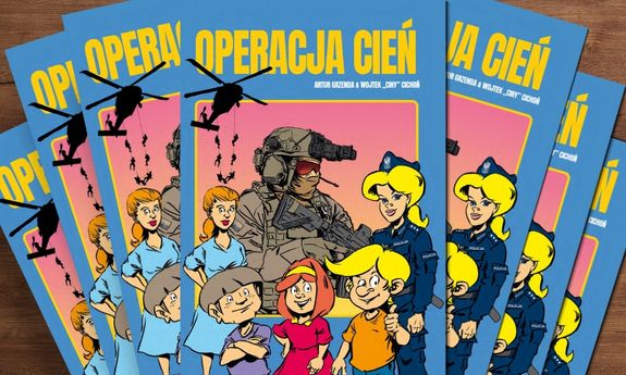 książki komiksy Operacja cień