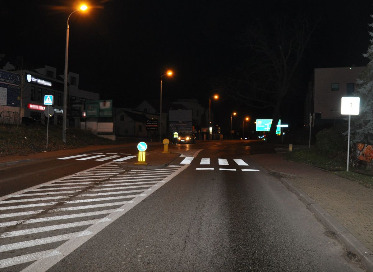 Potrącenie na przejściu dla pieszych w Puławach