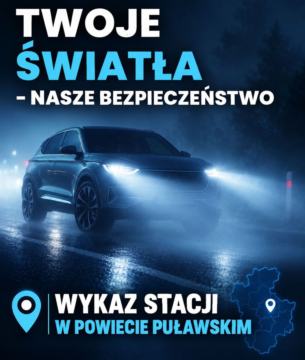 Bezpłatne sprawdzanie świateł w powiecie puławskim